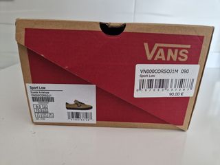 Zapatillas Vans sport low, color mostaza