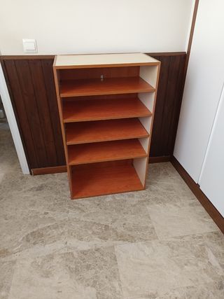 Zapatero 5 baldas - Madera
