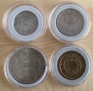 Monedas Marruecos protectorado francés