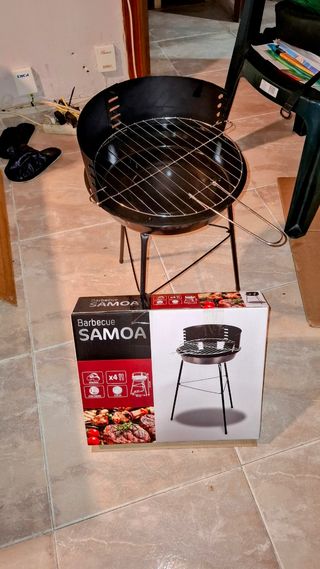 Barbacoa SAMOA - Negra, Metal
