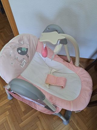 Trona evolutiva bebé rosa