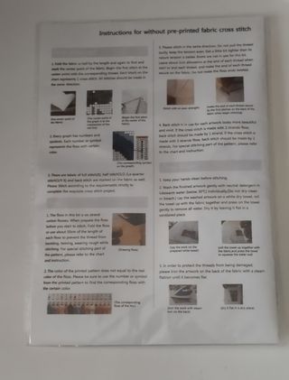 Kit punto de cruz: Flor de Junio