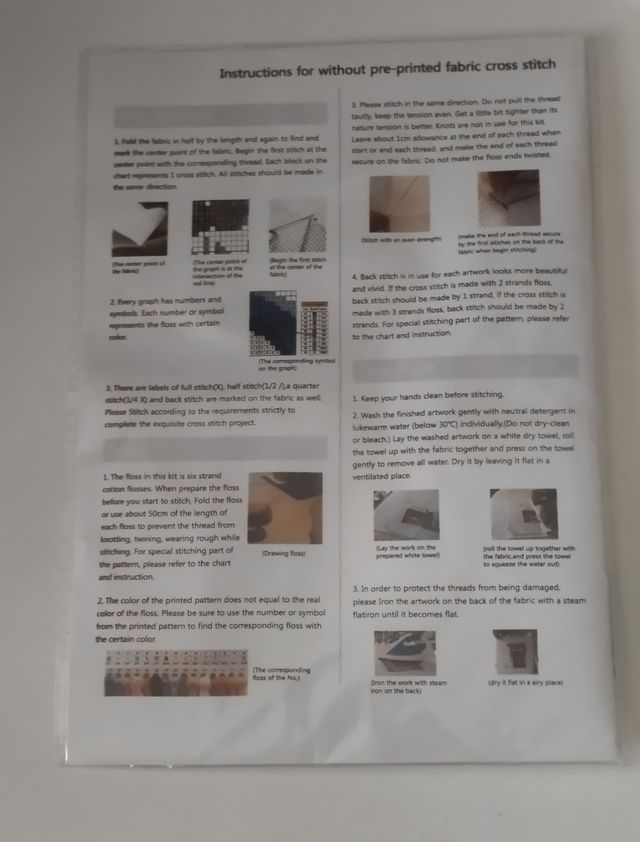 Kit punto de cruz: Flor de Junio