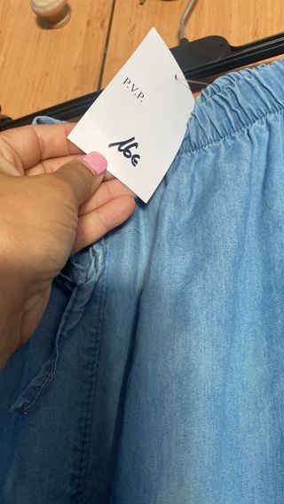 Pantalon de tela fresquito y elastico 