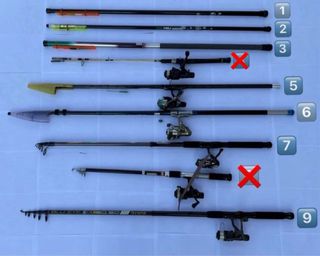 canne da pesca usate