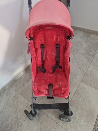 Silla paseo Maclaren rosa