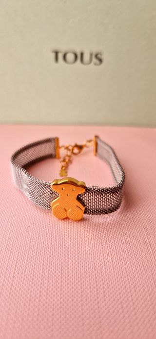 Pulsera Tous de acero y oro de 18klts. 