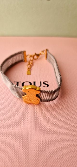 Pulsera Tous de acero y oro de 18klts. 