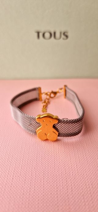 Pulsera Tous de acero y oro de 18klts. 