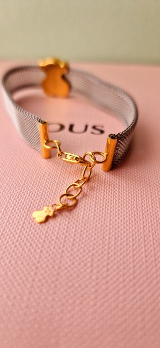 Pulsera Tous de acero y oro de 18klts. 