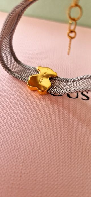 Pulsera Tous de acero y oro de 18klts. 