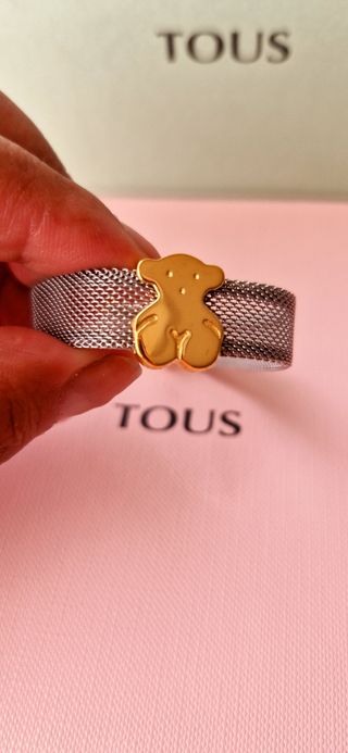 Pulsera Tous de acero y oro de 18klts. 