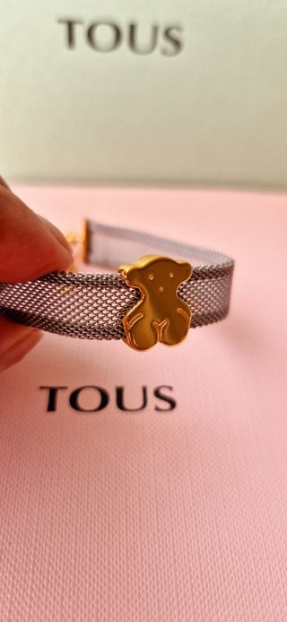 Pulsera Tous de acero y oro de 18klts. 