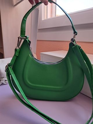 Bolso bandolera verde vintage