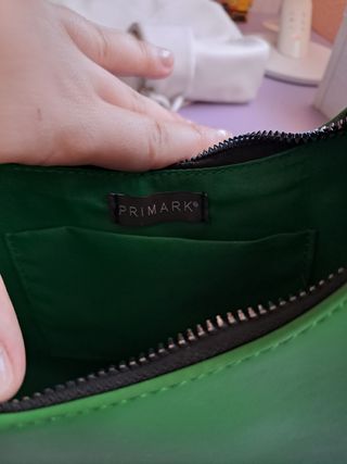 Bolso bandolera verde vintage