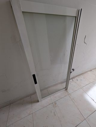 Ventana aluminio con contraventana.