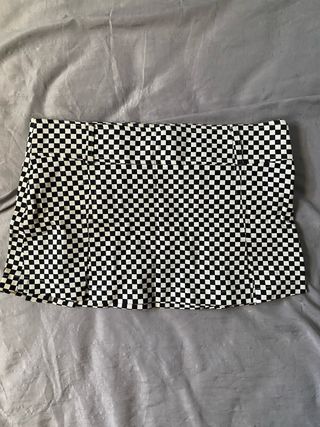 Minifalda cuadros Zara