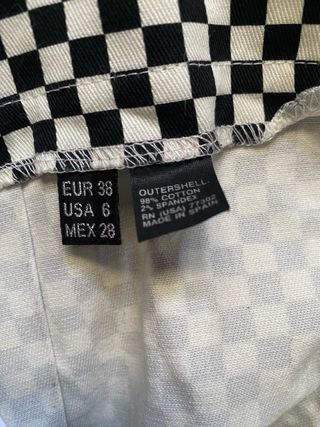 Minifalda cuadros Zara