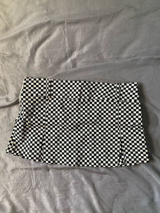 Minifalda cuadros Zara
