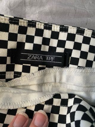 Minifalda cuadros Zara