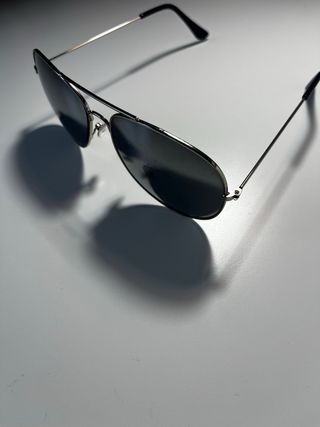 Gafas aviador color plata