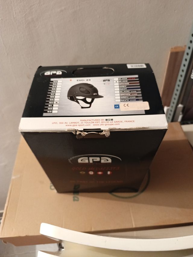 Casco equitación GPA evo+ 2x negro