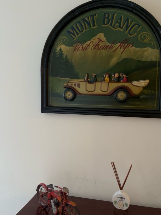 Cuadro vintage Alpes Franceses