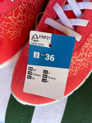 Zapatillas Decathlon rojas EU 36