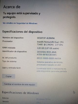 Portátil Vaio plateado - 2009