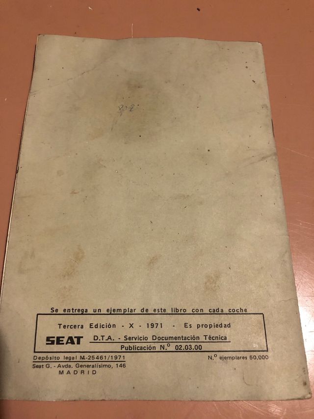 Club SEAT Historicos Libro y Caja luces fusibles