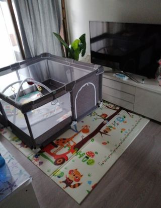 Parque Bebé 120x120cm Plegable