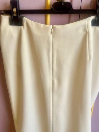 Falda pareo blanca - elegante