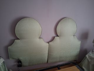 Cabeceros cama tapizados - Verde