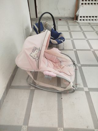 Cochecito bebé rosa