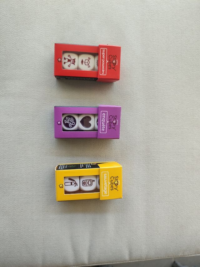 Story Cubes Pack Superpoderes, Pistas y Rescate