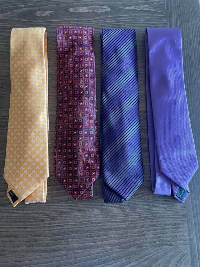 4 cravatte eleganti