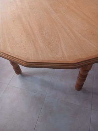 Mesa madera redonda 1,20m