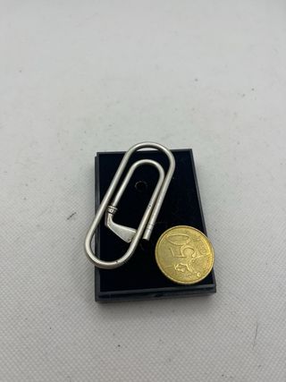 Porta billetes Tiffany plata palo de golf