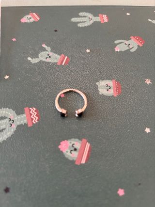 Anillo Tous Plata Negro