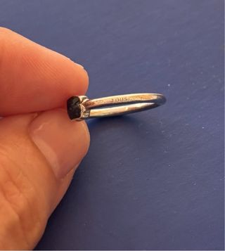 Anillo Tous Plata Negro
