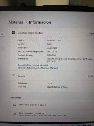 Portactil Lenovo Legion Gaming Intel Core i7