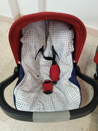 Carrito bebé Jane Trider rojo