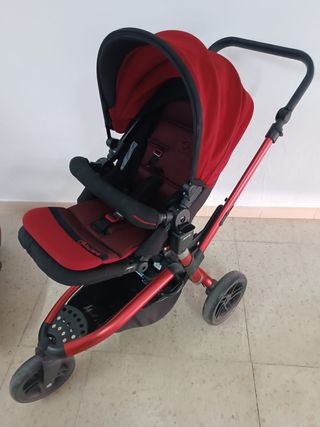Carrito bebé Jane Trider rojo