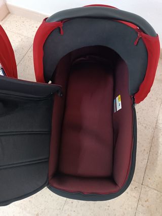 Carrito bebé Jane Trider rojo