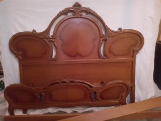 Cabecero cama madera estilo antiguo