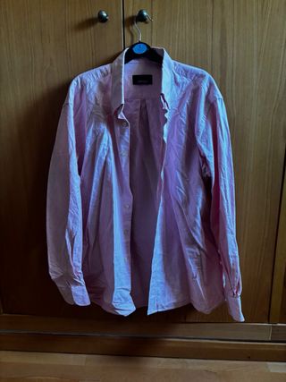 Camisa rosa talla L