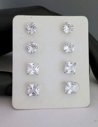 Pendientes Plata 925 Zirconia 