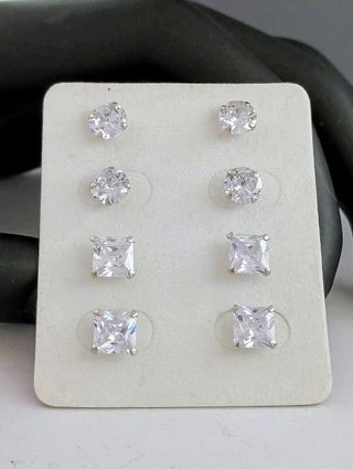 Pendientes Plata 925 Zirconia 