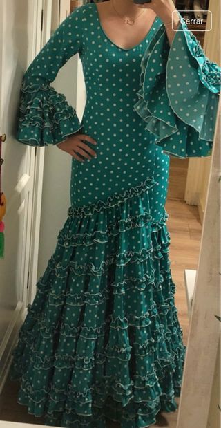 Traje Flamenca Rojo - Lunares