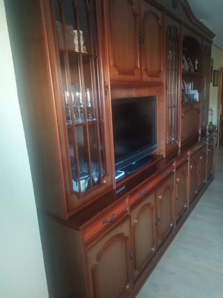 Mueble salón madera 3.30m